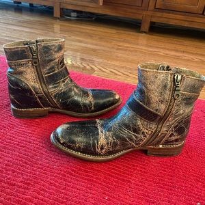 Bed Stu Black Booties Size 8 Excellent Condition🎉